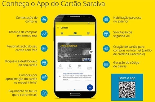 App Saraiva Cartão