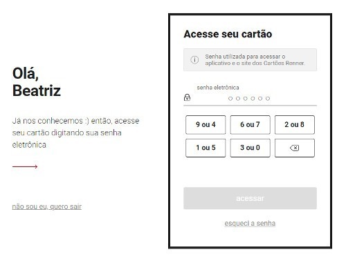 fatura cartao renner meu cartao